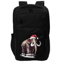 Santa Hat On Christmas Mammoth For Funny Impact Tech Backpack
