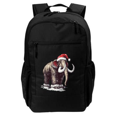 Santa Hat On Christmas Mammoth For Funny Backpack