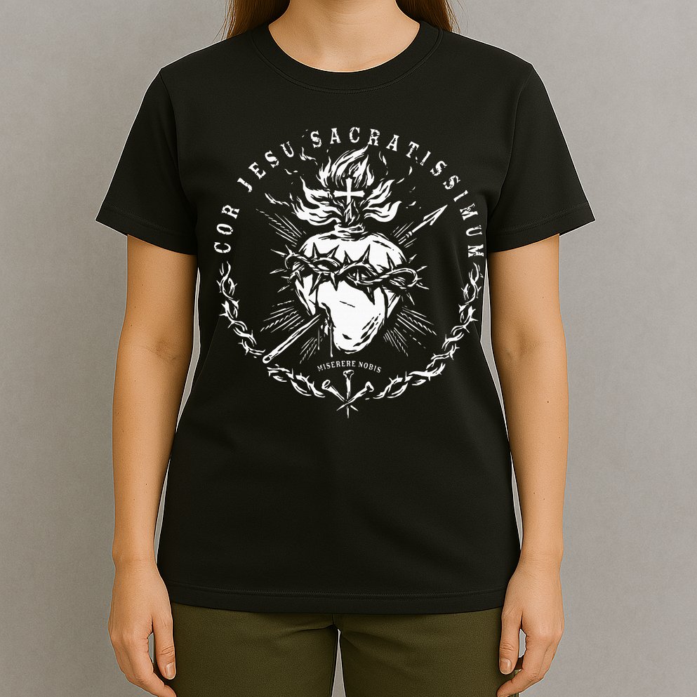 Sacred Heart Of Jesus Catholic Devotion T-Shirt