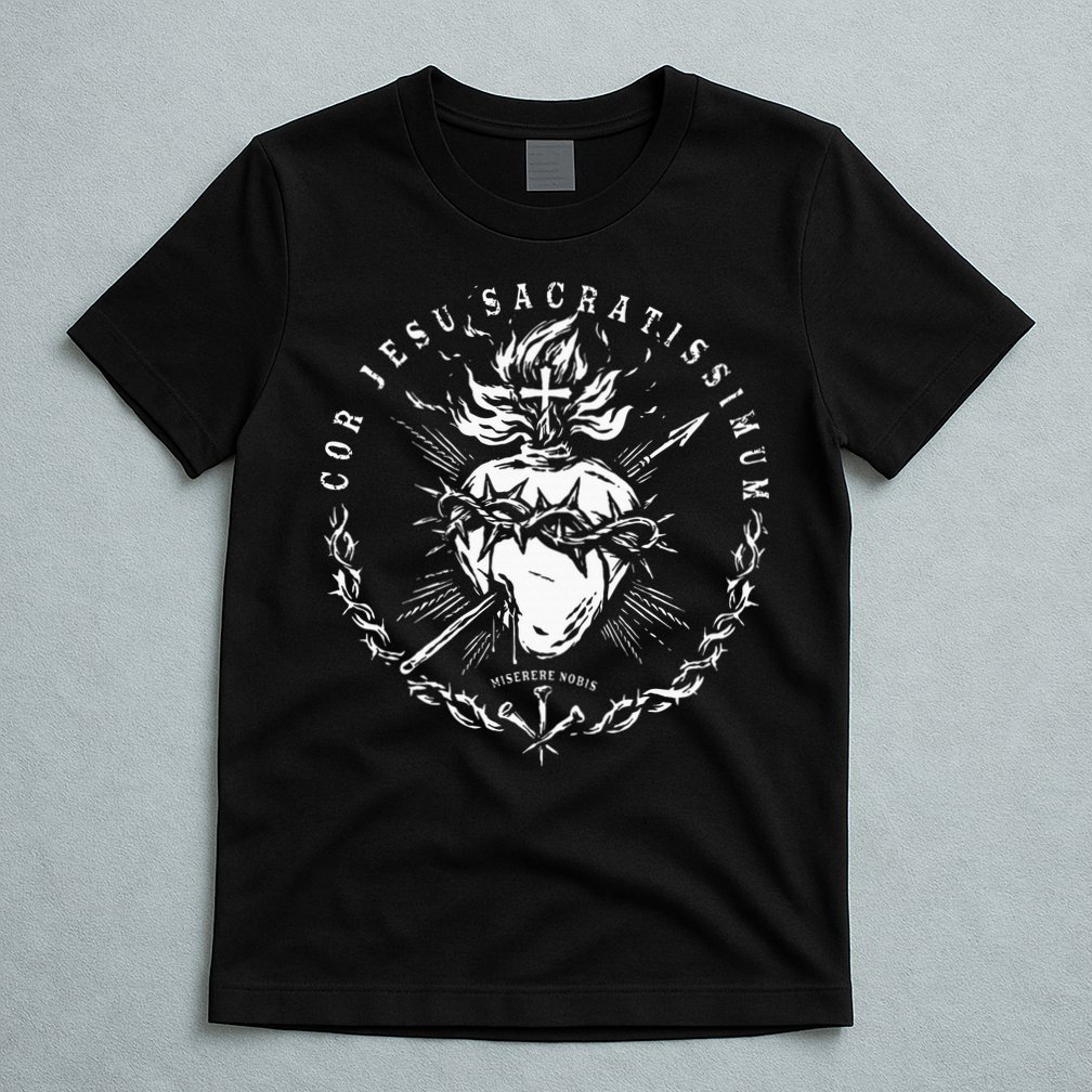 Sacred Heart Of Jesus Catholic Devotion T-Shirt