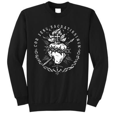 Sacred Heart Of Jesus Catholic Devotion Tall Sweatshirt