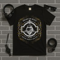 Sacred Heart Of Jesus Litany Vintage Blessing Catholic T-Shirt