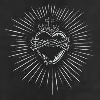 Sacred Heart Of Jesus Catholic 7 Panel Mesh Trucker Snapback Hat