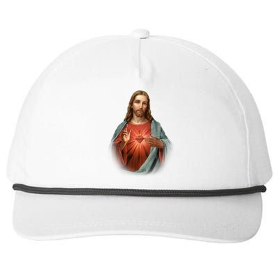 Sacred Heart Of Jesus Snapback Five-Panel Rope Hat