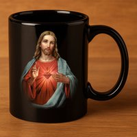 Sacred Heart Of Jesus 11oz C Handle Ceramic Mug