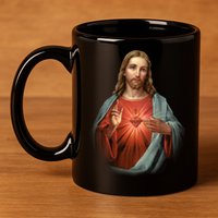 Sacred Heart Of Jesus 11oz C Handle Ceramic Mug