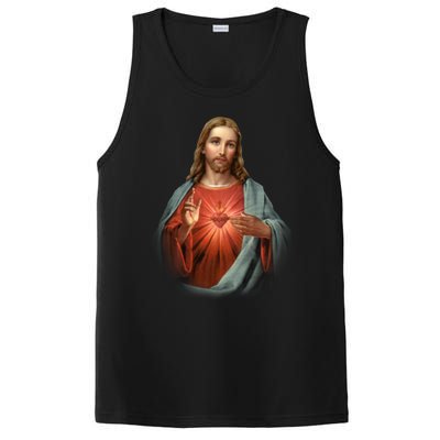 Sacred Heart Of Jesus PosiCharge Competitor Tank