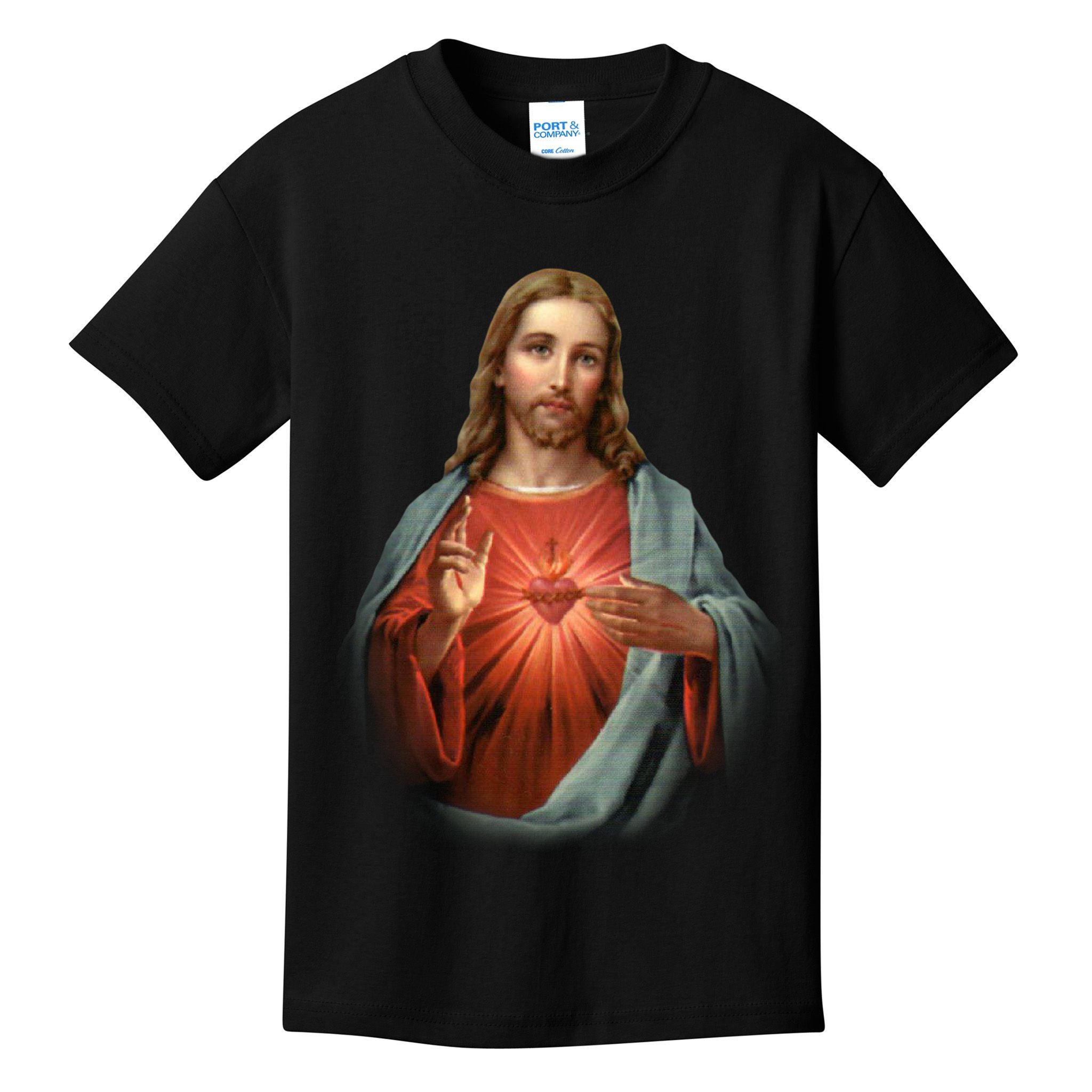 Sacred Heart Of Jesus Kids T-Shirt