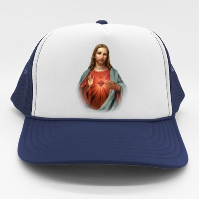 Sacred Heart Of Jesus Trucker Hat