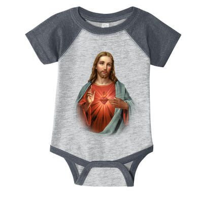 Sacred Heart Of Jesus Infant Baby Jersey Bodysuit