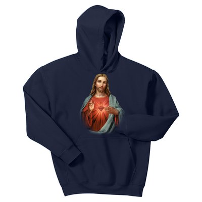 Sacred Heart Of Jesus Kids Hoodie