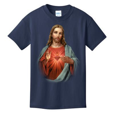 Sacred Heart Of Jesus Kids T-Shirt