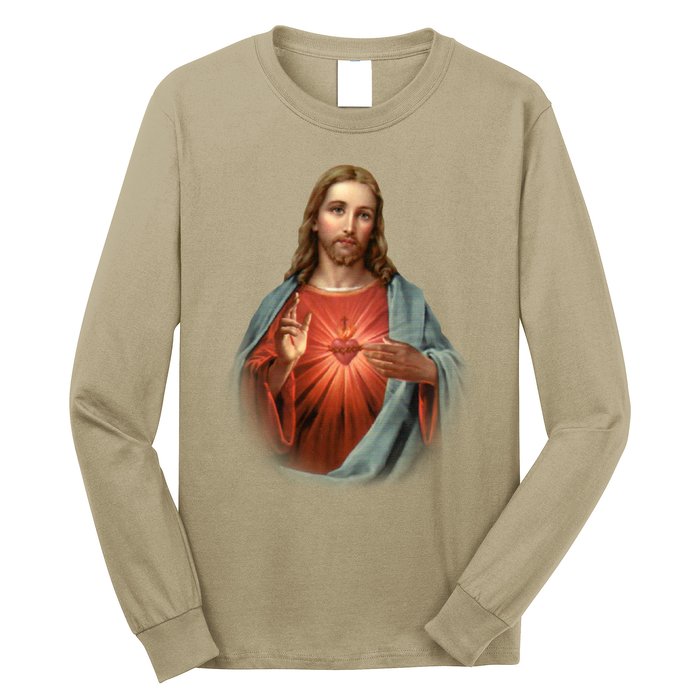 Sacred Heart Of Jesus Long Sleeve Shirt