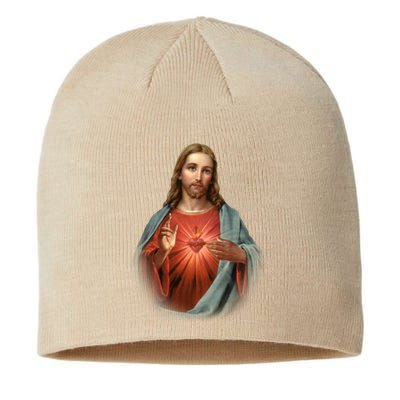 Sacred Heart Of Jesus Sustainable Beanie