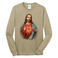 Sacred Heart Of Jesus Tall Long Sleeve T-Shirt