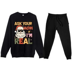 Seasonal Holiday Outfit Graphic Gift Premium Crewneck Sweatsuit Set