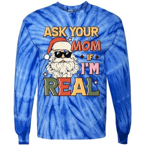 Seasonal Holiday Outfit Graphic Gift Tie-Dye Long Sleeve Shirt