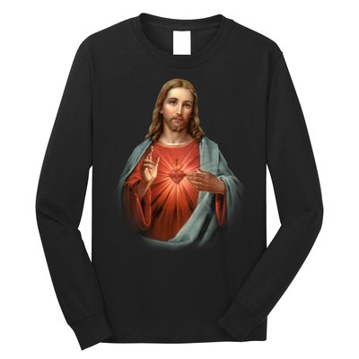 Sacred Heart Of Jesus Long Sleeve Shirt