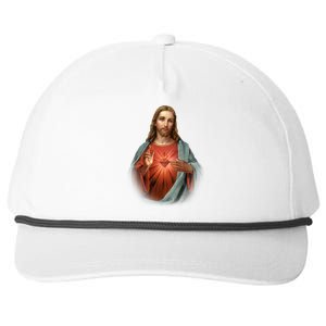 Sacred Heart Of Jesus Snapback Five-Panel Rope Hat