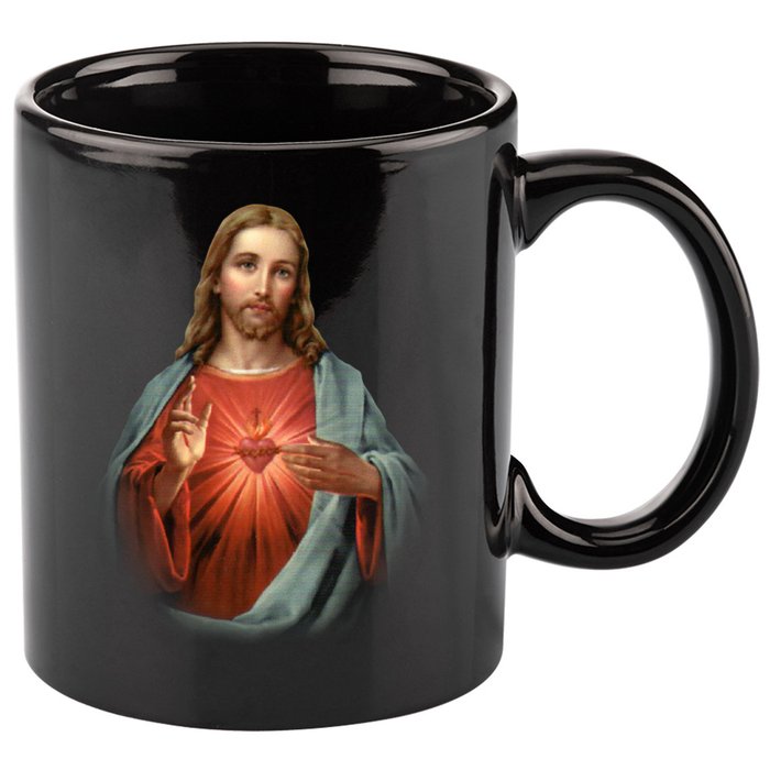 Sacred Heart Of Jesus 11oz C Handle Ceramic Mug