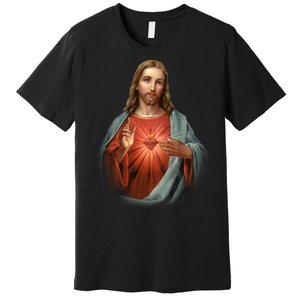 Sacred Heart Of Jesus Premium T-Shirt