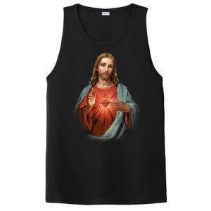 Sacred Heart Of Jesus PosiCharge Competitor Tank