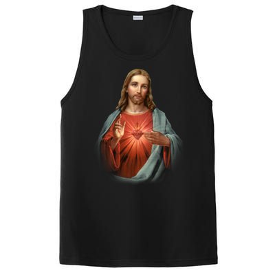 Sacred Heart Of Jesus PosiCharge Competitor Tank