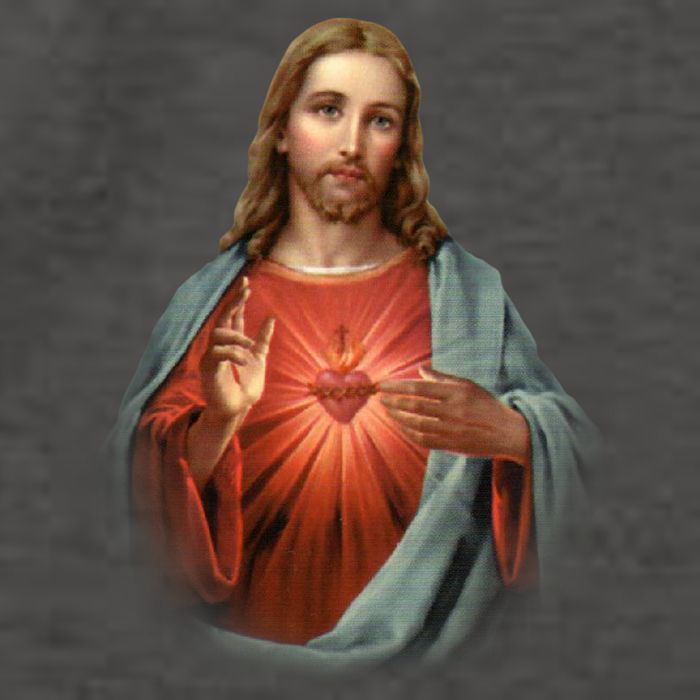 Sacred Heart Of Jesus Vector Backpack