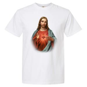 Sacred Heart Of Jesus Garment-Dyed Heavyweight T-Shirt