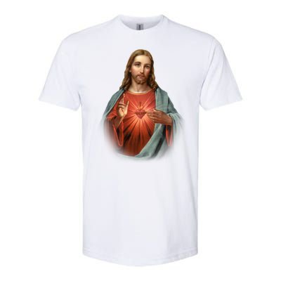 Sacred Heart Of Jesus Softstyle CVC T-Shirt