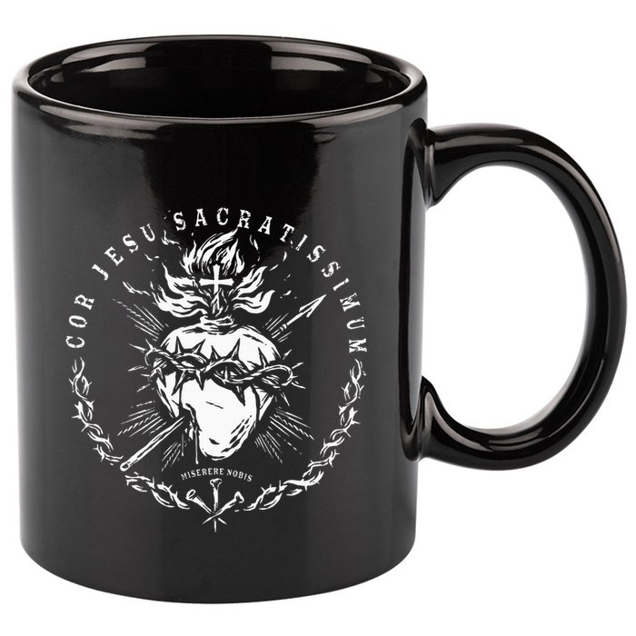Sacred Heart Of Jesus Catholic Devotion 11oz C Handle Ceramic Mug