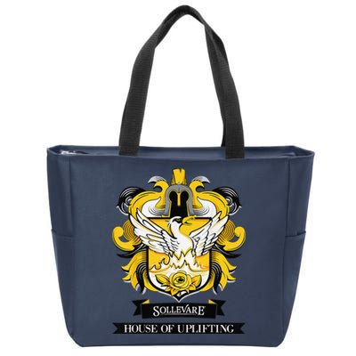 Sollevare House Of Uplifting Rca Rising School Spirit Zip Tote Bag