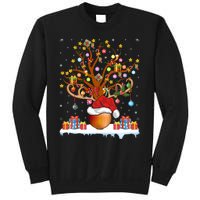 Santa Hat Onion Lighting Xmas Gift Onion Christmas Tree Sweatshirt