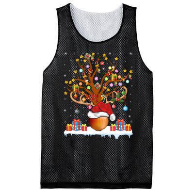 Santa Hat Onion Lighting Xmas Gift Onion Christmas Tree Mesh Reversible Basketball Jersey Tank