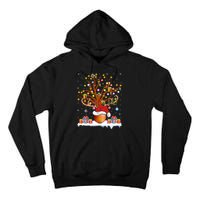 Santa Hat Onion Lighting Xmas Gift Onion Christmas Tree Tall Hoodie