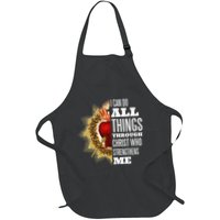Sacred Heart of Jesus I Can Do All Things Through Christ Apron