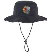 Sacred Heart of Jesus I Can Do All Things Through Christ Bucket Hat