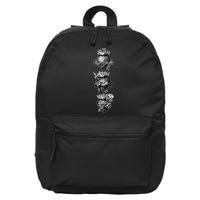 Sacred Hearts of Jesus the Virgin Mary and Saint Joseph 16 in Basic Backpack