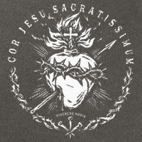 Sacred Heart Of Jesus Catholic Devotion Cotton Canvas Backpack