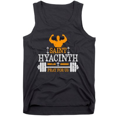 St Hyacinth Of Poland Saint Of Weightlifting Catholic Tank Top