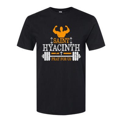 St Hyacinth Of Poland Saint Of Weightlifting Catholic Softstyle® CVC T-Shirt