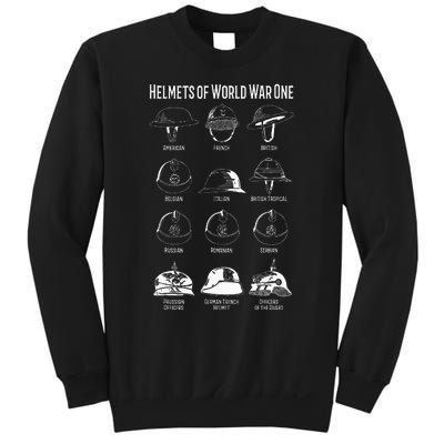 Soldiers Helmets Of World War One Wwi Diagrams Sweatshirt