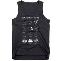 Soldiers Helmets Of World War One Wwi Diagrams Tank Top