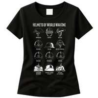 Soldiers Helmets Of World War One Wwi Diagrams Womens T-Shirt