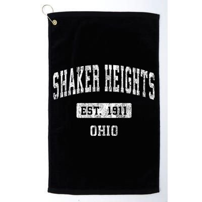 Shaker Heights Ohio Oh Vintage Sports Golf Towel