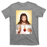 Sacred Heart Of Jesus Christ Christian God Illustration T-Shirt