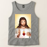 Sacred Heart Of Jesus Christ Christian God Illustration Tank Top