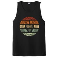 Sacred Heart Of Jesus Christ Retro Sunset Art Catholic Teens PosiCharge Competitor Tank