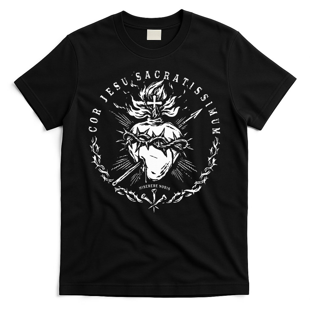 Sacred Heart Of Jesus Catholic Devotion T-Shirt