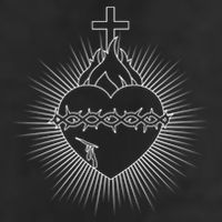 Sacred Heart Of Jesus Christian Catholic Devotion 7 Panel Mesh Trucker Snapback Hat